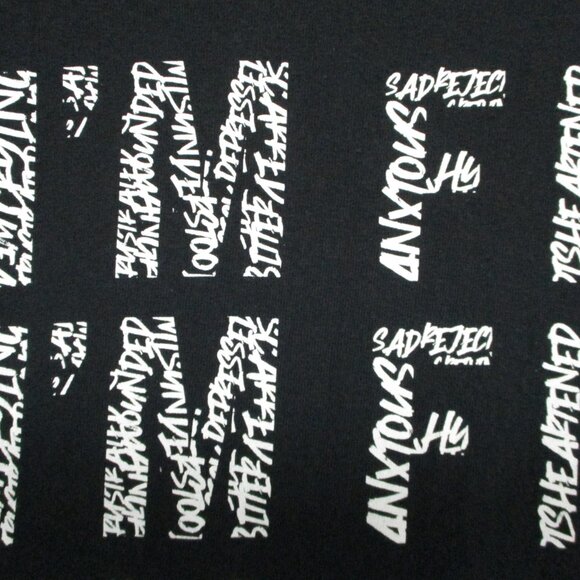 Gildan Mathew West I'm Fine Graphic Print Quote Black Men Size | XXL - Picture 5 of 13